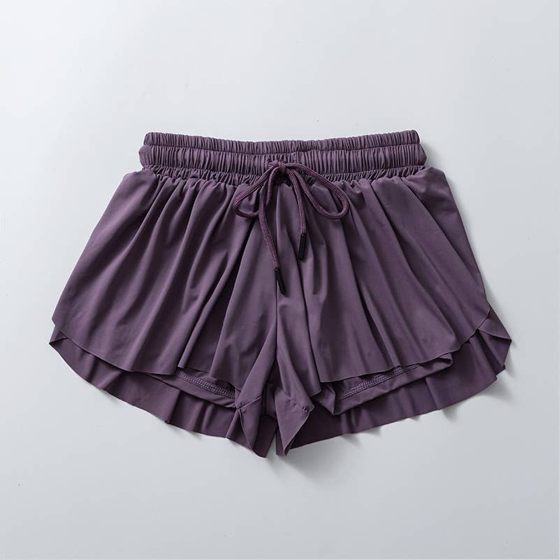 Rosa Clothing - Flowy Athletic Shorts for Women Workout Running Gym