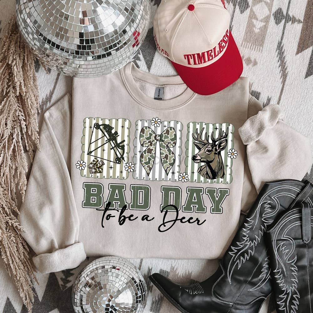 Trendy Transfers - Bad Day To Be A Deer Camo DTF Heat Transfer