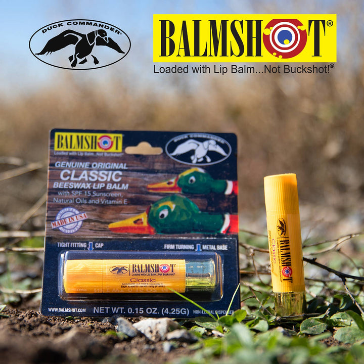 BALMSHOT Lip Balm - Shotgun Shell Lip Balm | Classic Vanilla | Duck Commander