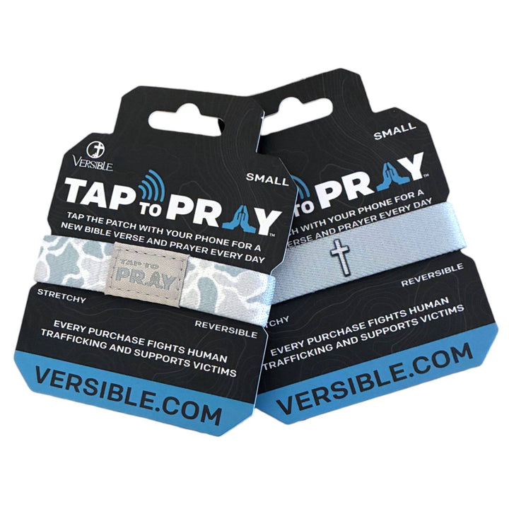 Versible - Tap To Pray® Wristband – River Rock Camo - Aspen