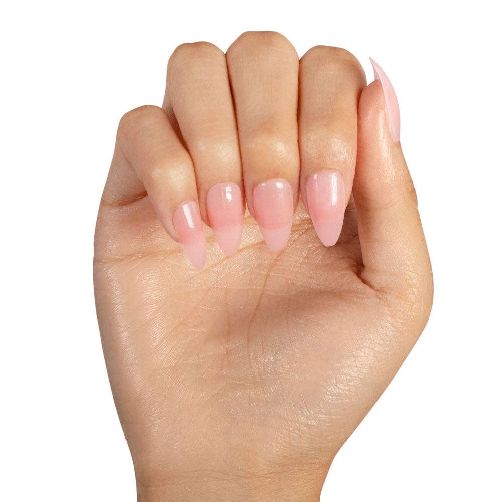 Glamnetic - Cloud 9 Press-On Nails|Semi-Transparent| Pink Jelly Finish
