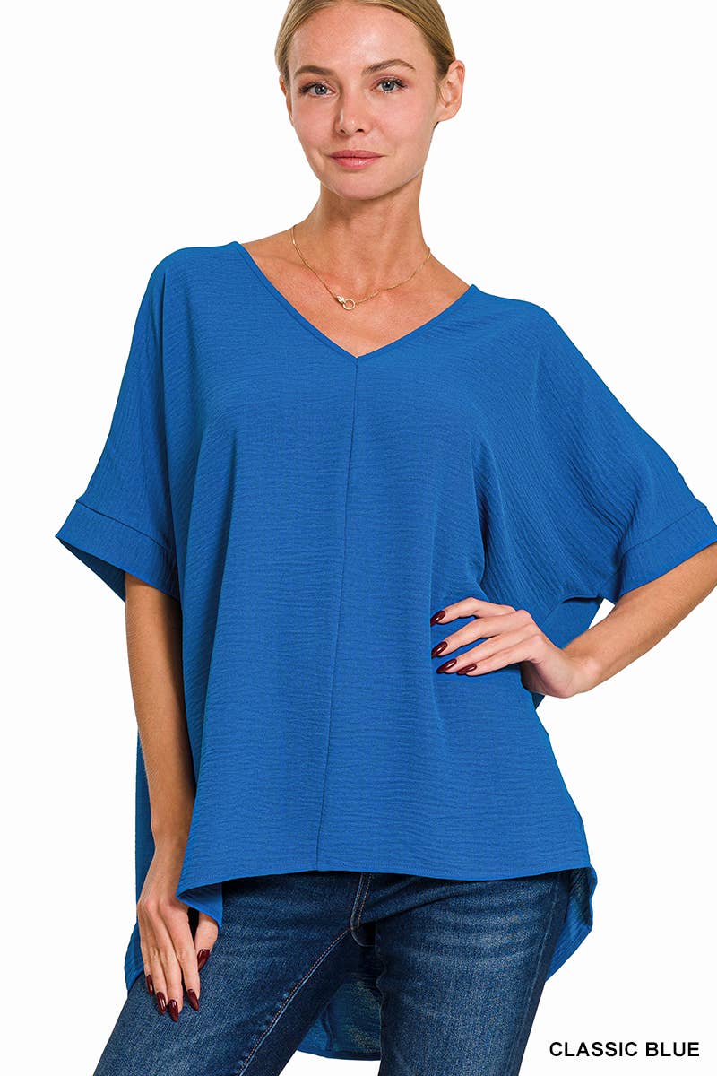 42POPS - Airflow Dolman Short Sleeve Top SI-24277