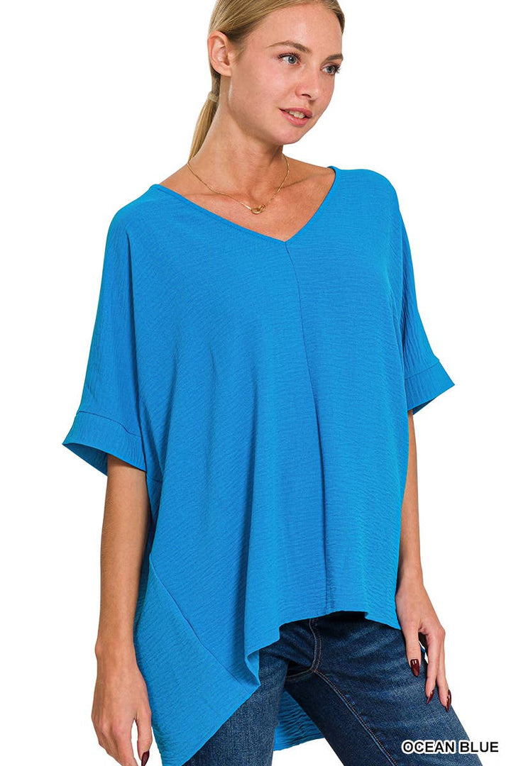 42POPS - Airflow Dolman Short Sleeve Top