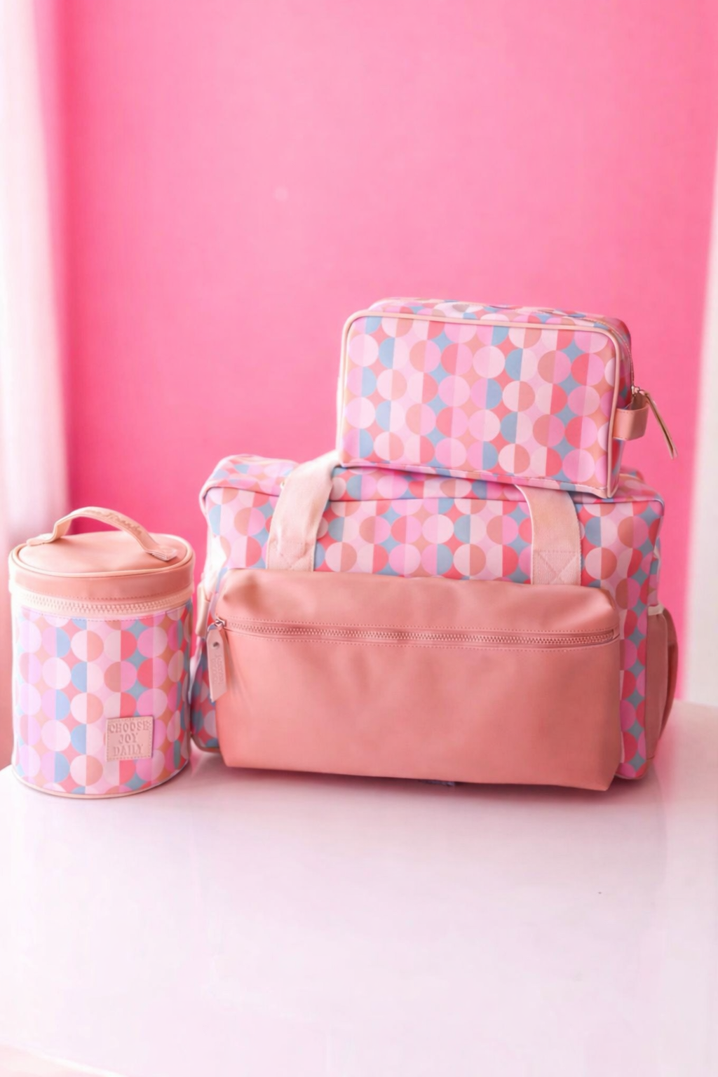 Jadelynn Brooke - Barrel Organizer - Nashville (Pink/Tan)