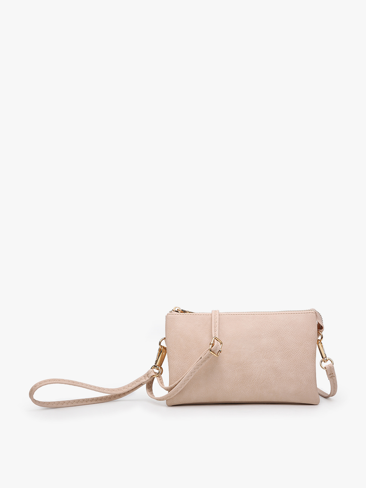 Jen &amp; Co. - Riley Monogrammable 3 Compartment Crossbody/Wristlet | M013