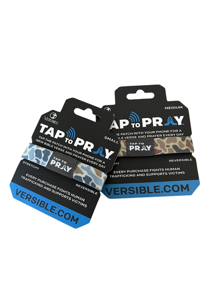 Versible - Tap To Pray® Wristband – River Rock Camo - Sahara and Copper