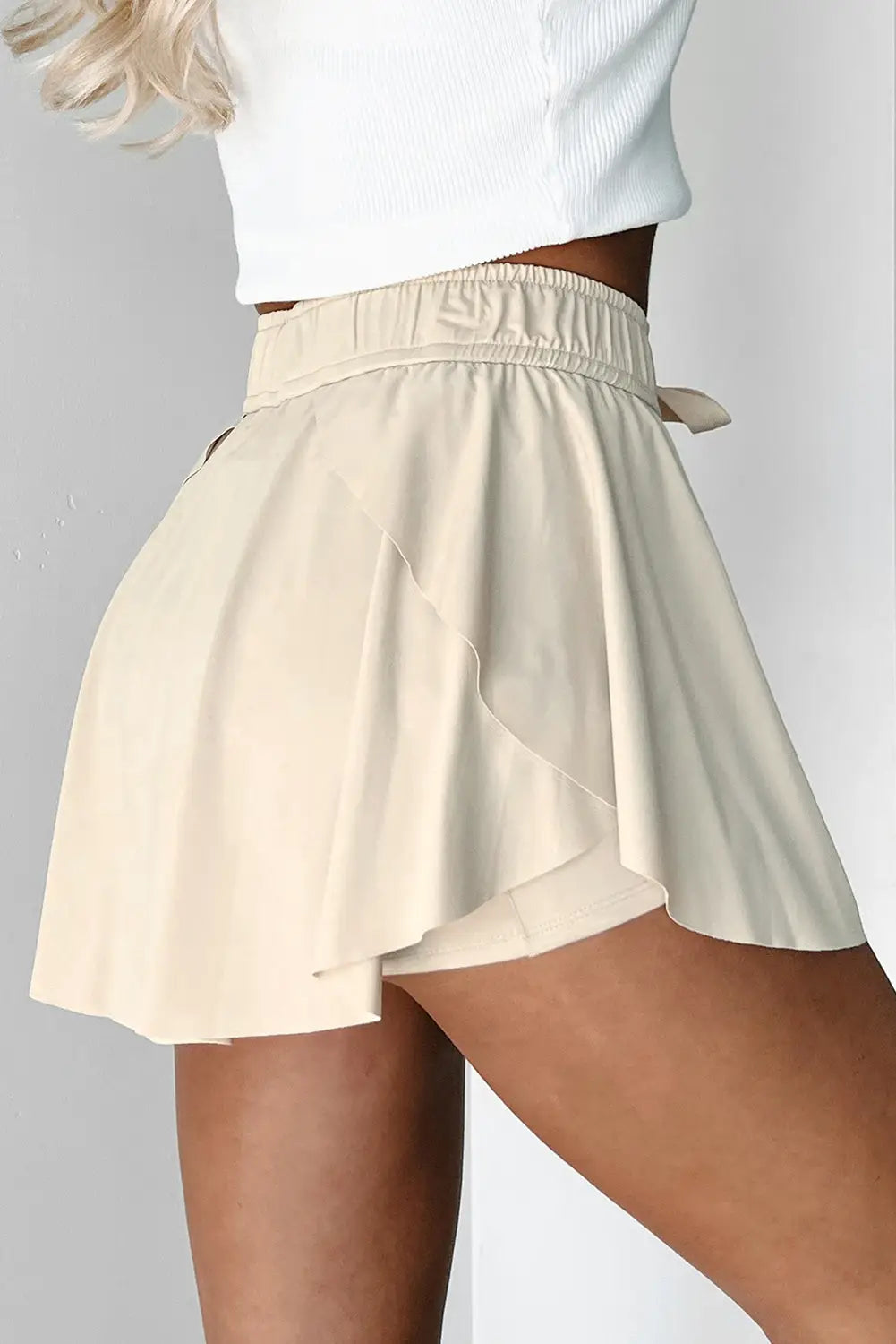 Drawstring Tennis Skorts