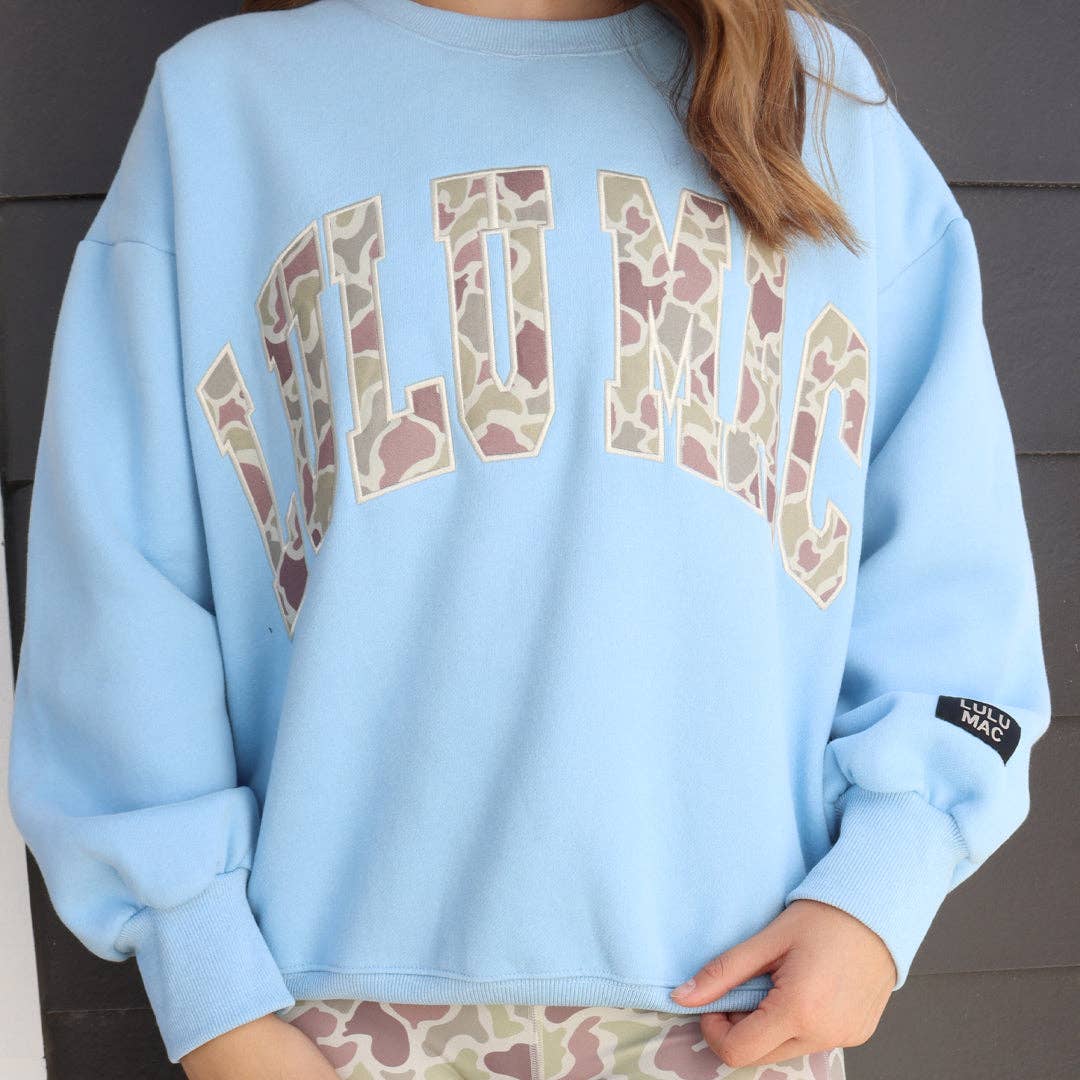 LULU MAC  CAMO-9571-LIGHT BLUE
