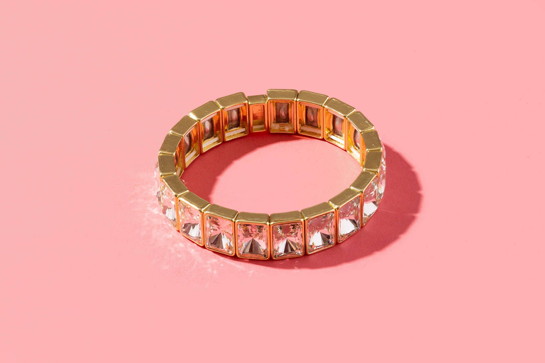 Taylor Elliott Designs - Enamel Stretch Bracelet - Earth Tone Colors -
