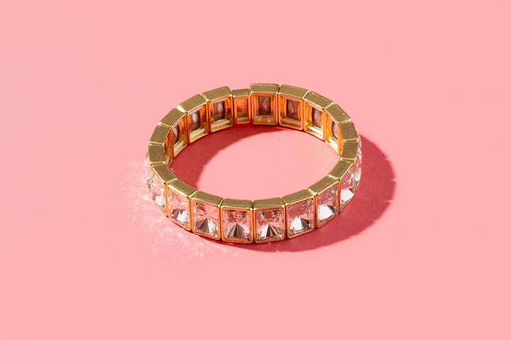 Taylor Elliott Designs - Enamel Stretch Bracelet - Earth Tone Colors -