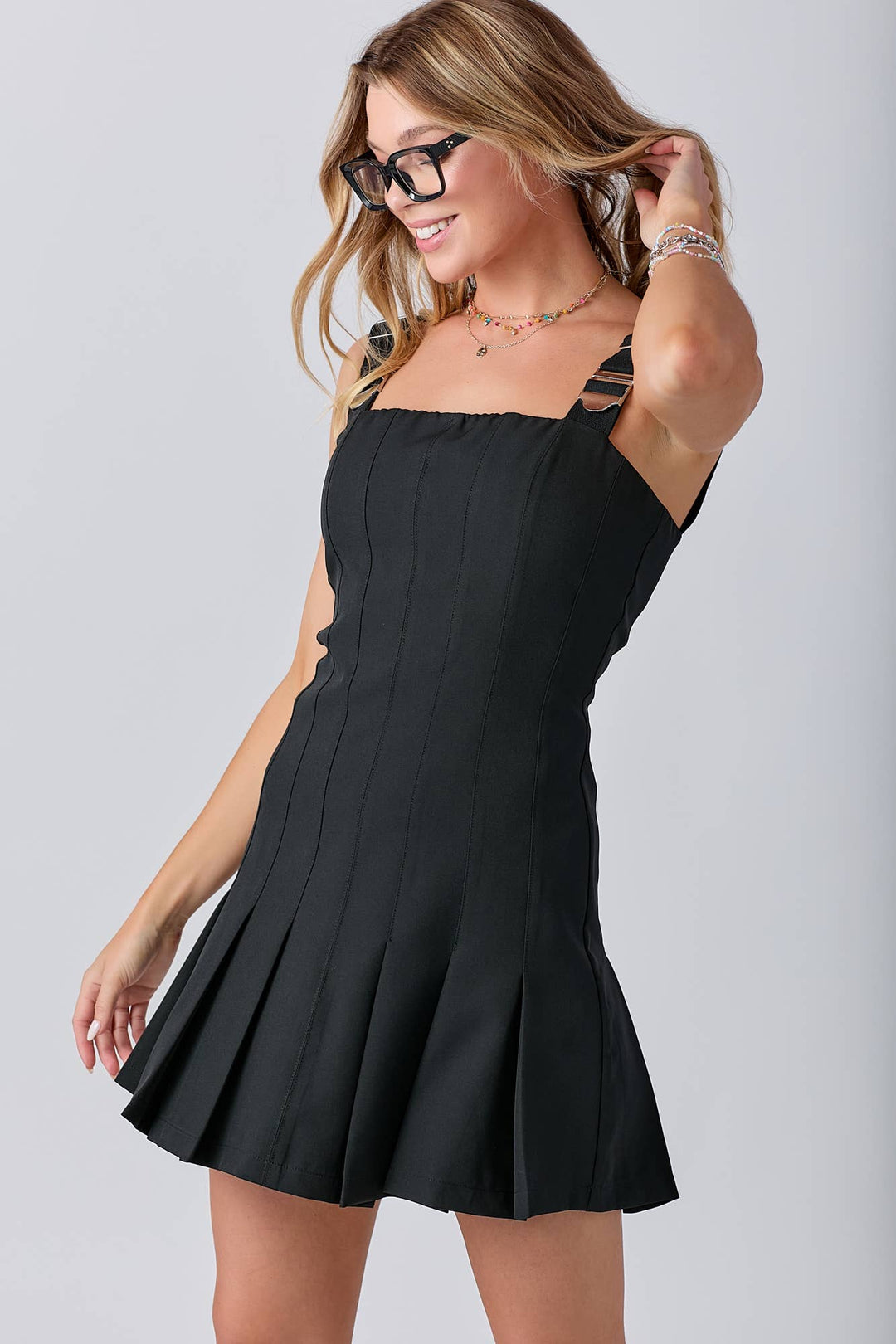 Gameday Pleats Mini Dress