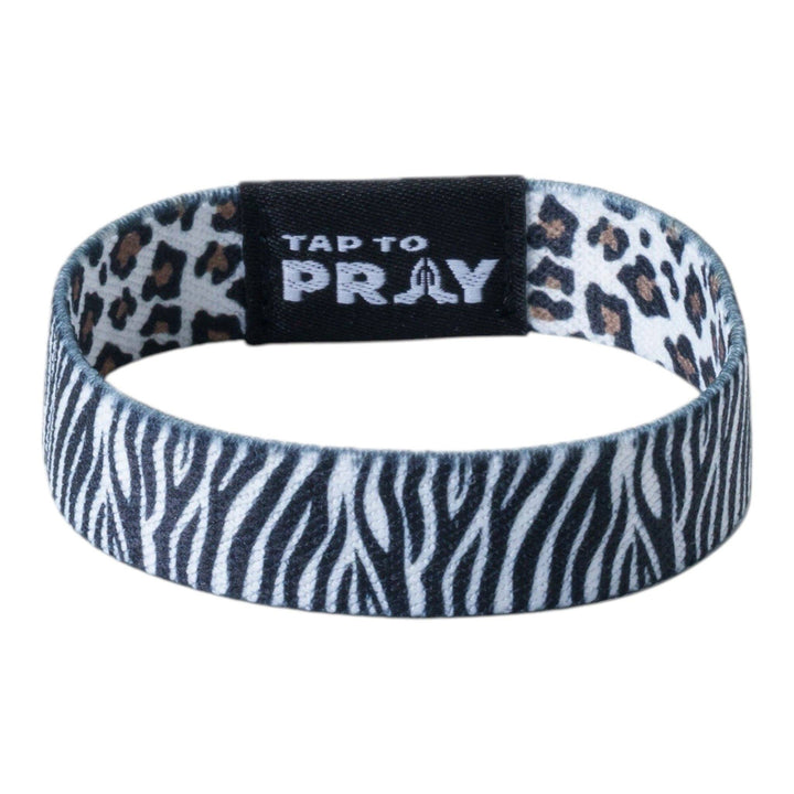 Versible - Tap To Pray® Wristband – Safari Zebra
