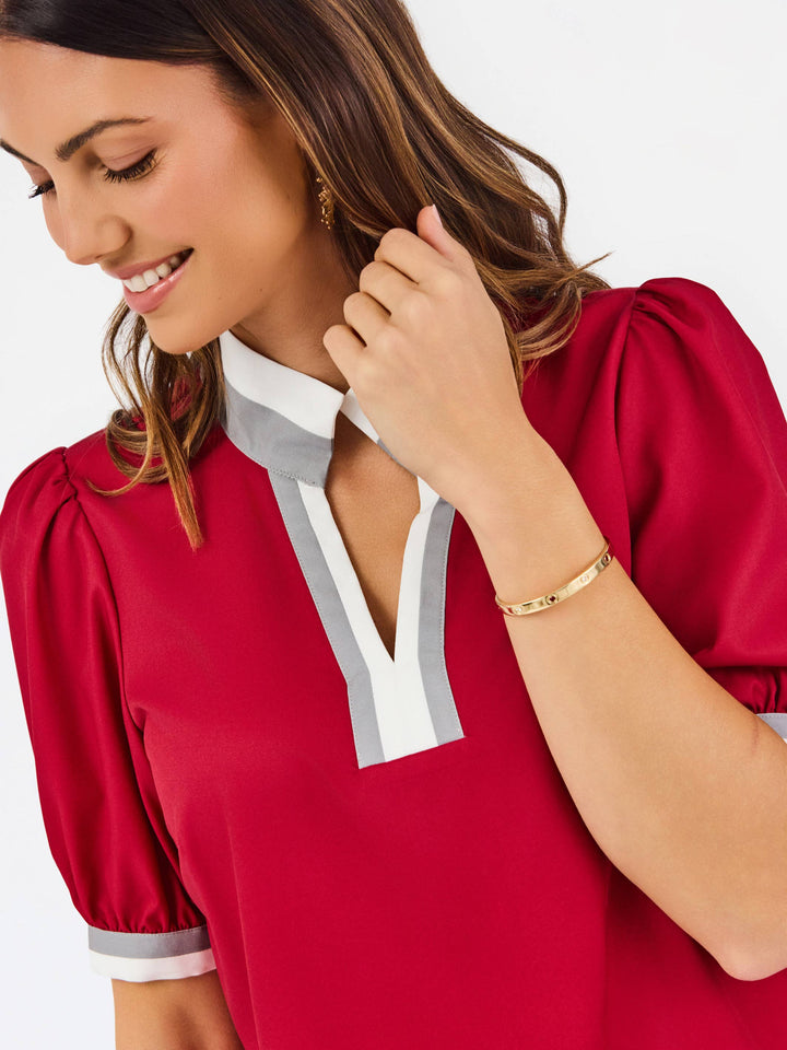 Tricia Top | Crimson + White