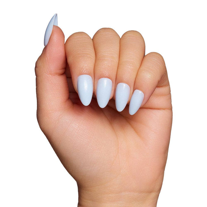 Glamnetic - Blueberry Milk Press-On Nails | Short Almond Spring Blue