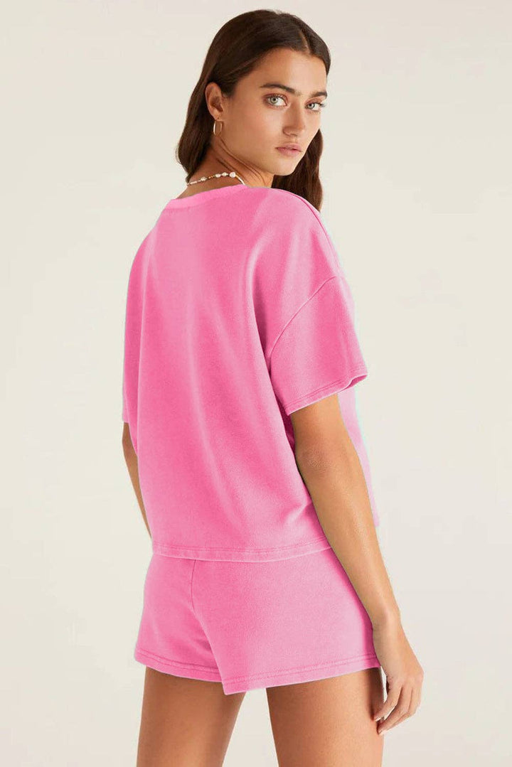 Two Pc Shorts Set