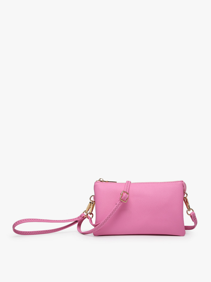 Jen &amp; Co. - Riley Monogrammable 3 Compartment Crossbody/Wristlet | M013