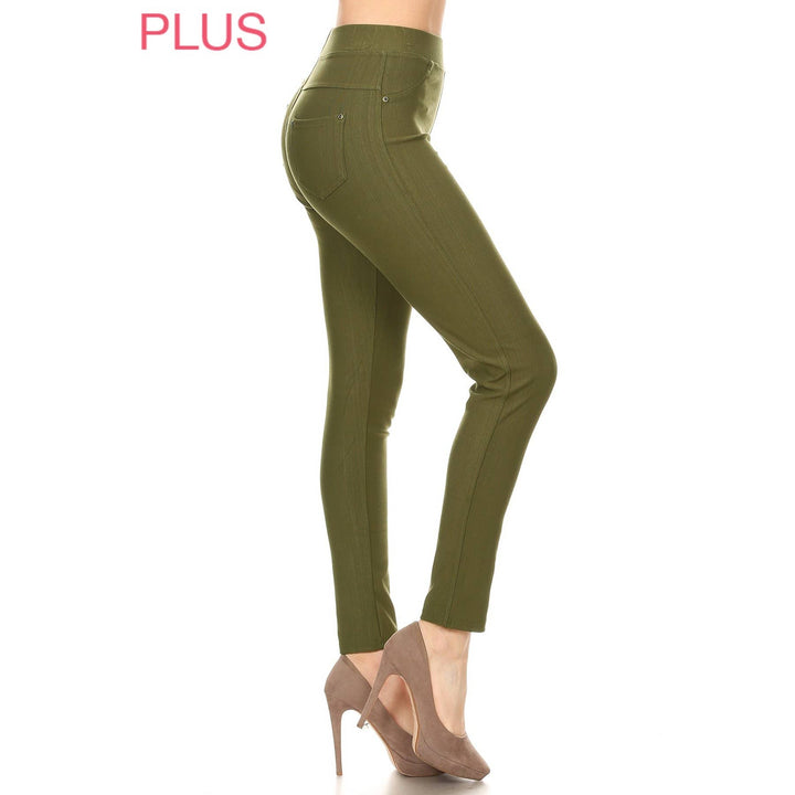 Leggings Depot - Plus Size Jeggings (1X2X)
