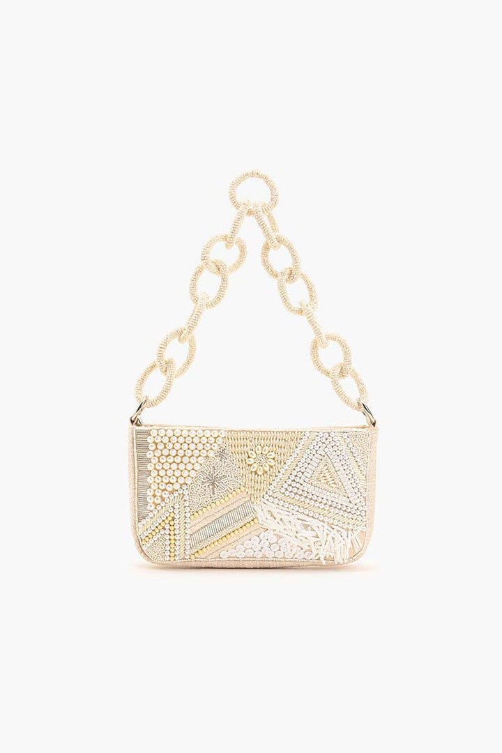 America &amp; Beyond - Shimmering Sands Embellished Shoulder Bag