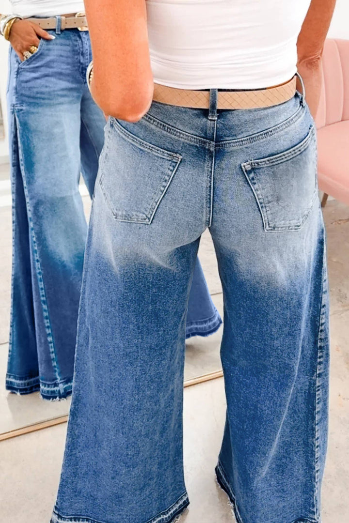 66DISCO - High Rise Wide Leg Jeans