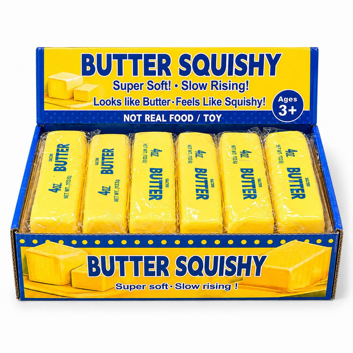 Butter Squishy Sensory Toy Display