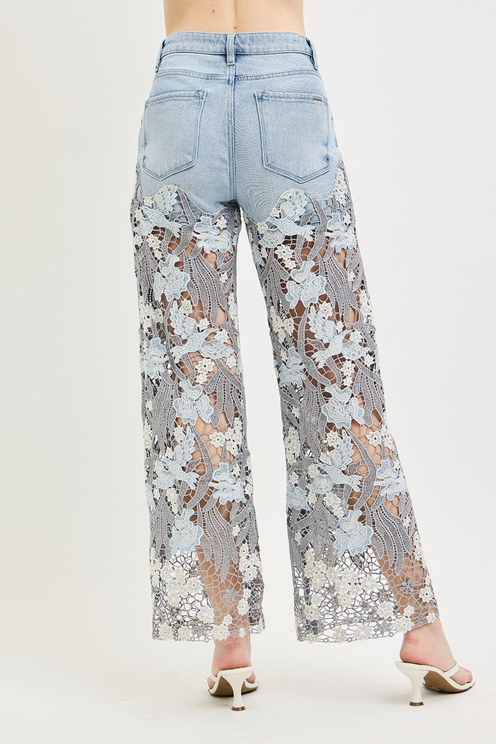 HIGH RISE-CROP STRAIGHT JEANS