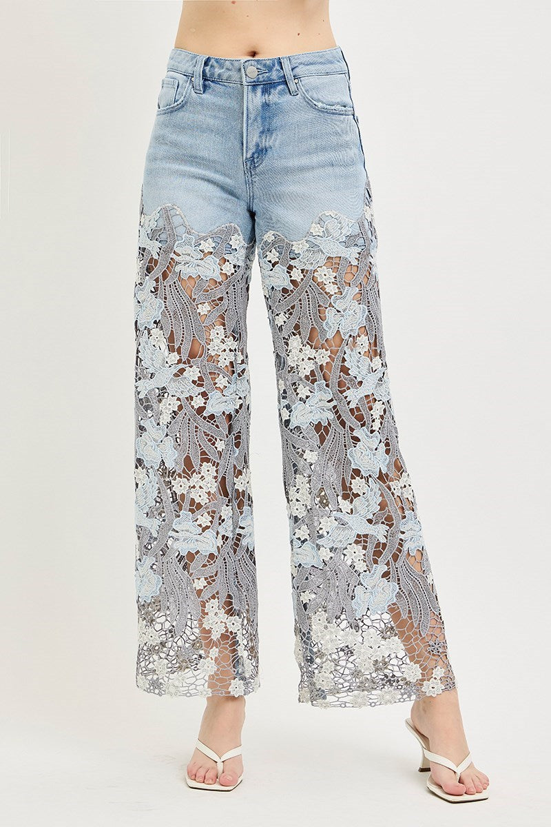 HIGH RISE-CROP STRAIGHT JEANS