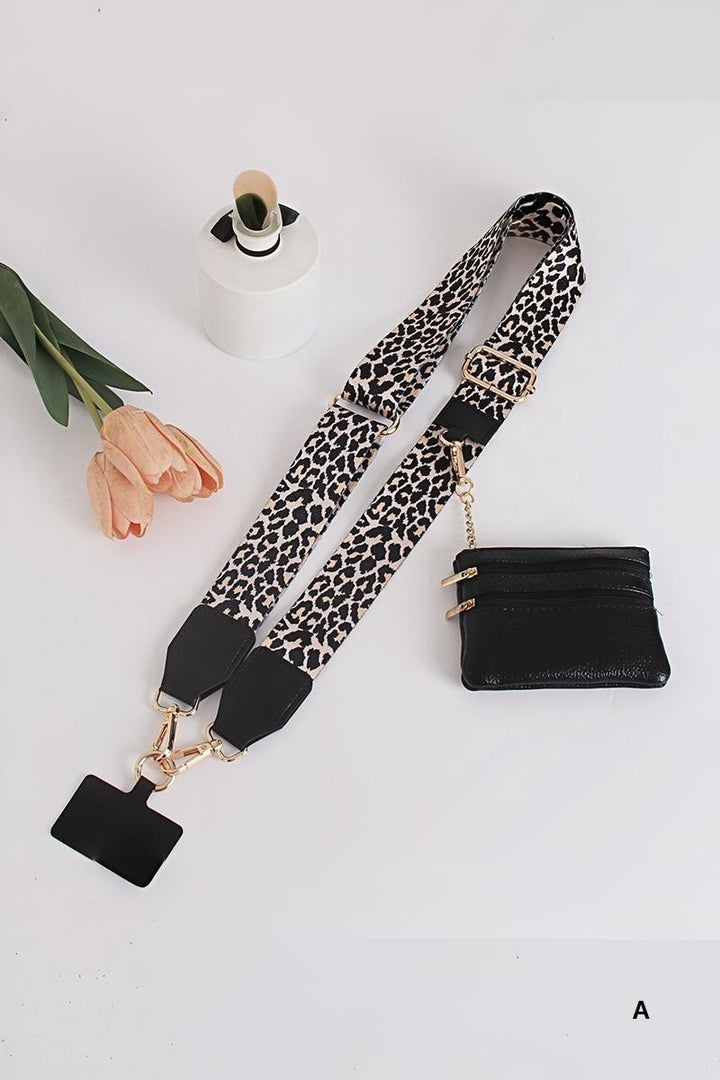 Clip &amp; go crossbody duo phone strap &amp; wallet