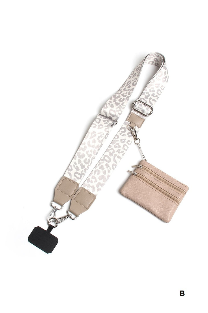 Clip &amp; go crossbody duo phone strap &amp; wallet
