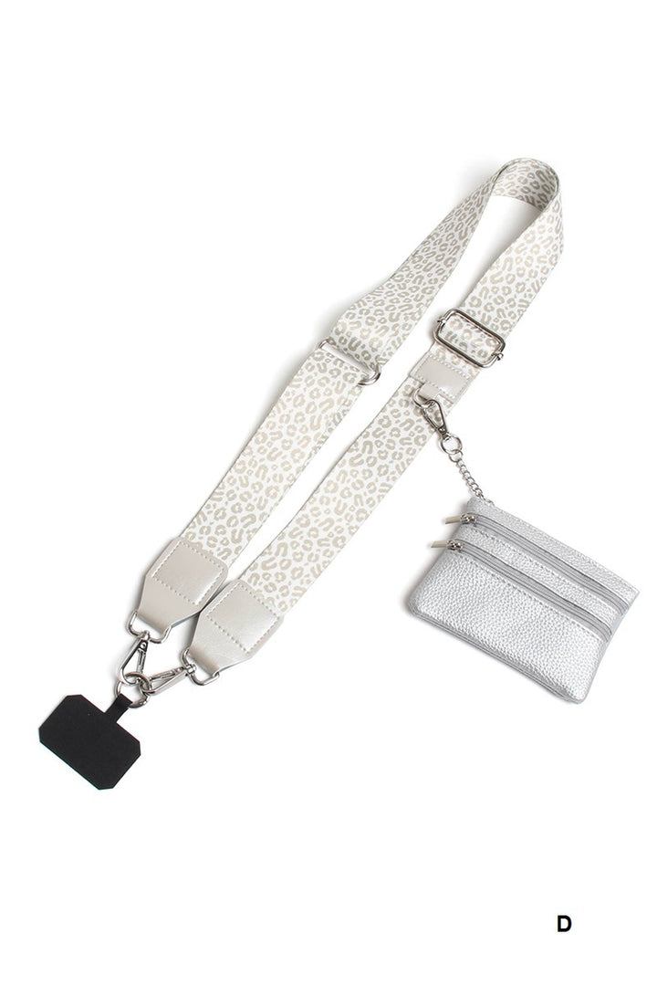 Clip &amp; go crossbody duo phone strap &amp; wallet