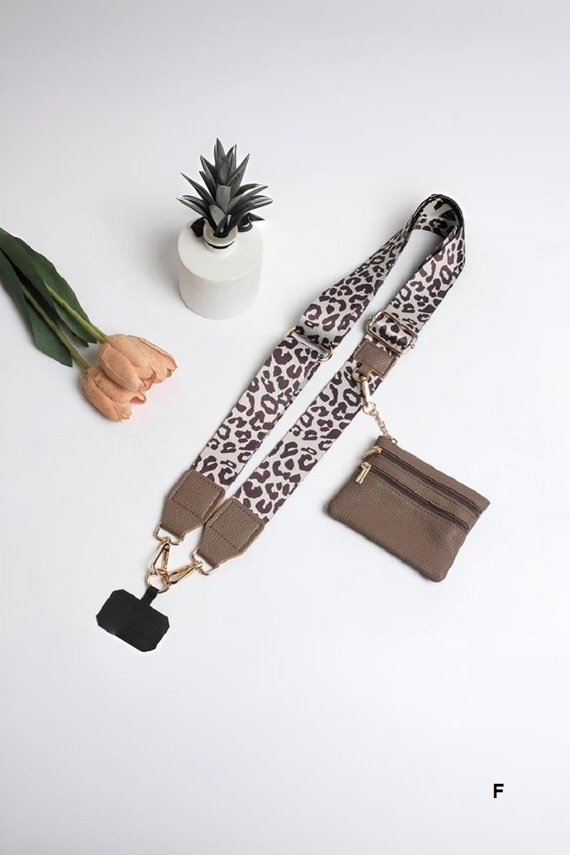 Clip &amp; go crossbody duo phone strap &amp; wallet