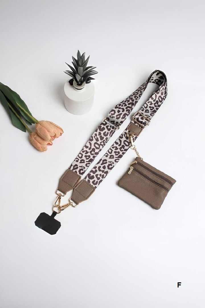 Clip &amp; go crossbody duo phone strap &amp; wallet