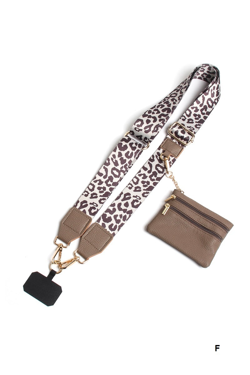 Clip &amp; go crossbody duo phone strap &amp; wallet