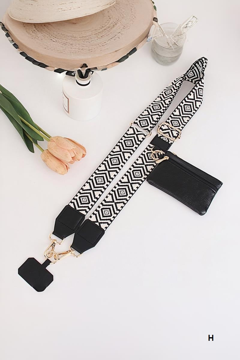 Clip &amp; go crossbody duo phone strap &amp; wallet