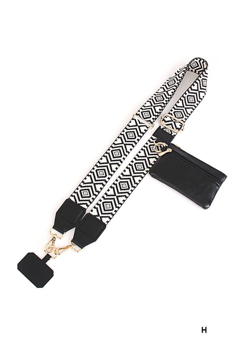 Clip &amp; go crossbody duo phone strap &amp; wallet