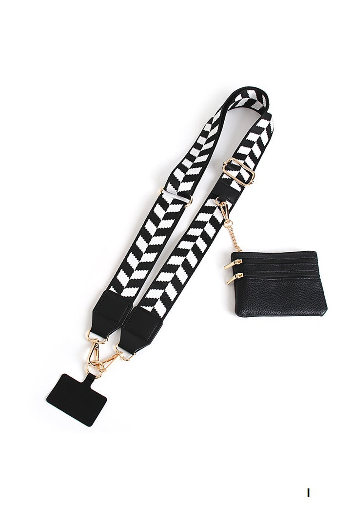 Clip &amp; go crossbody duo phone strap &amp; wallet