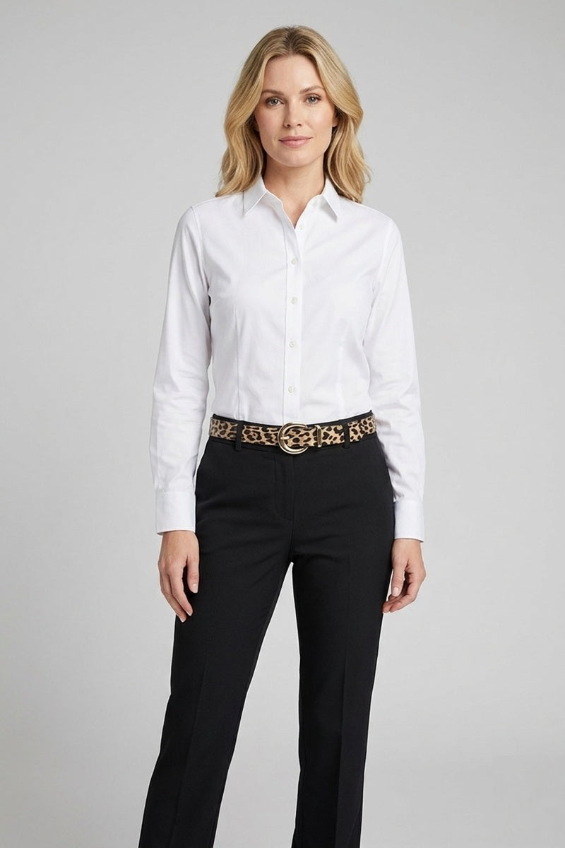 Gold pin buckle fashion belt