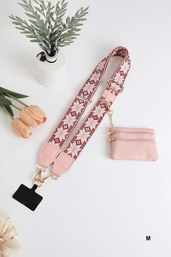 Clip &amp; go crossbody duo phone strap &amp; wallet