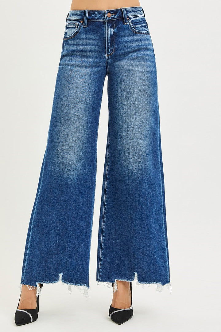 HIGH RISE WIDE JEANS