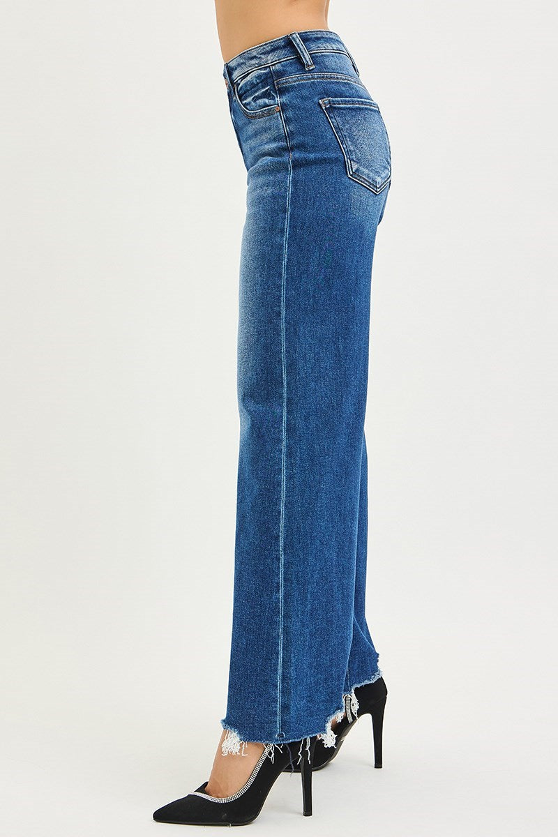 HIGH RISE WIDE JEANS