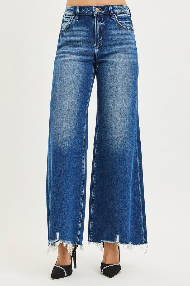HIGH RISE WIDE JEANS