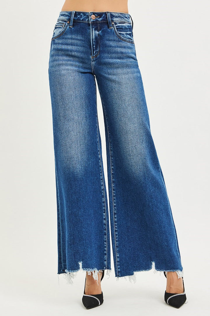 HIGH RISE WIDE JEANS