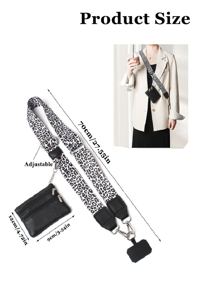 Clip &amp; go crossbody duo phone strap &amp; wallet