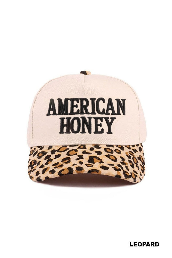 American honey two tone canvas cotton cap