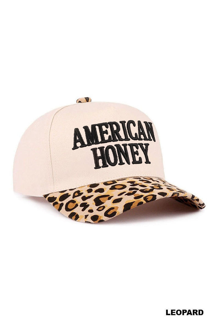 American honey two tone canvas cotton cap