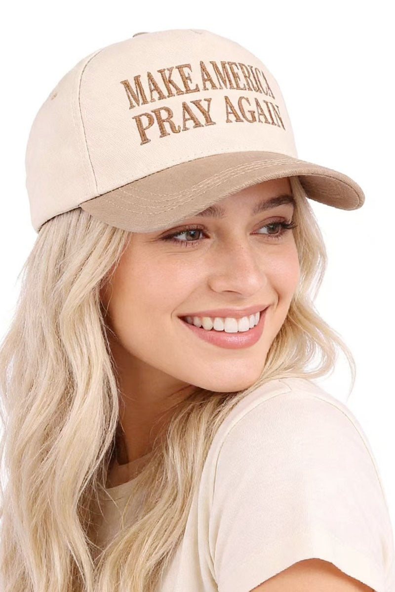 Make America pray again hat