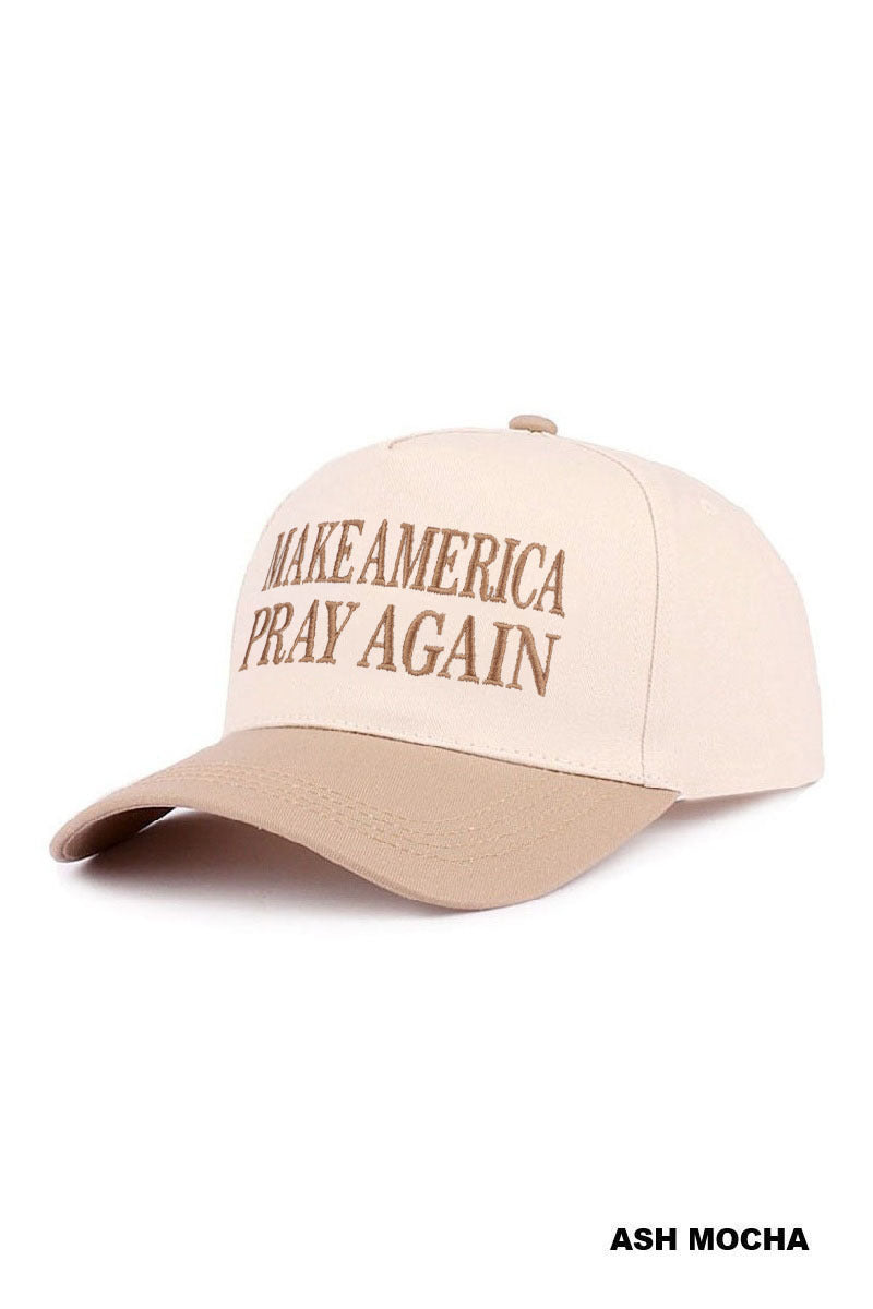 Make America pray again hat