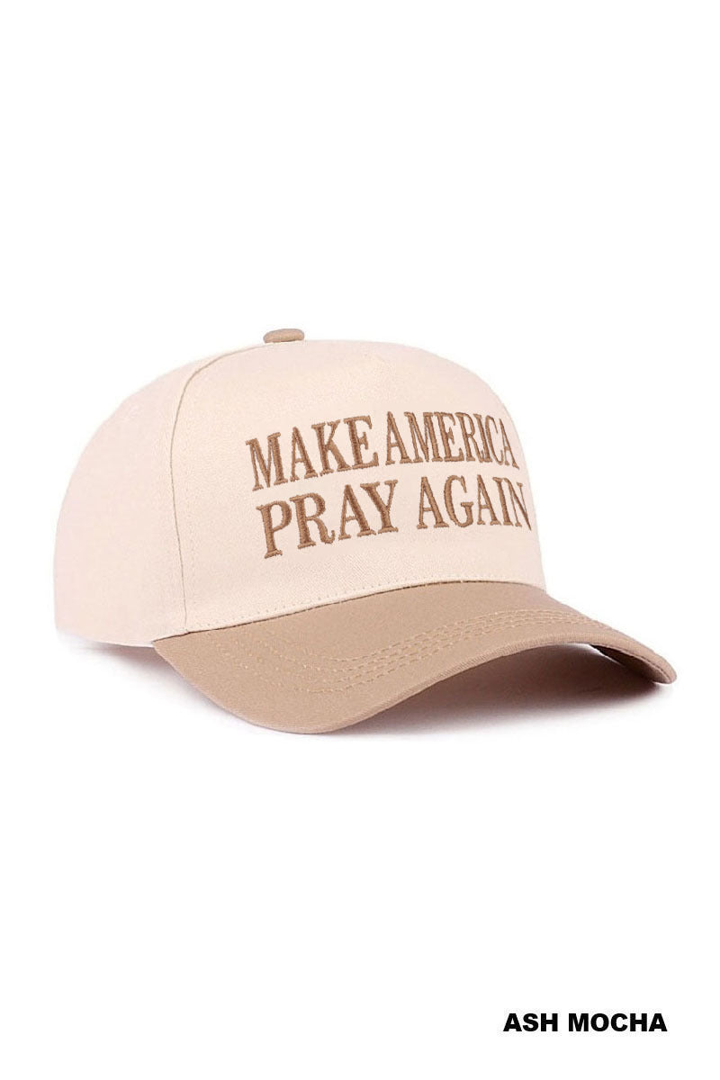 Make America pray again hat