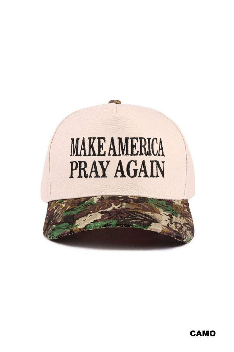 Make America pray again hat