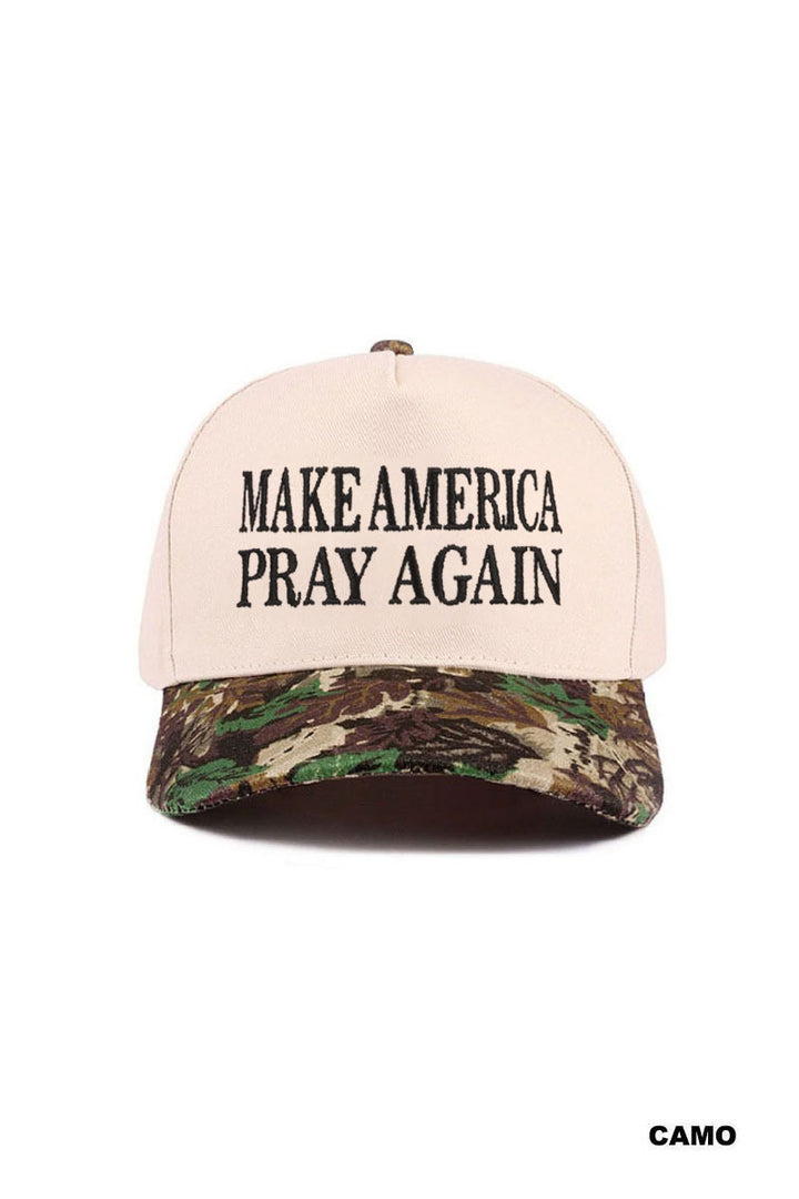 Make America pray again hat