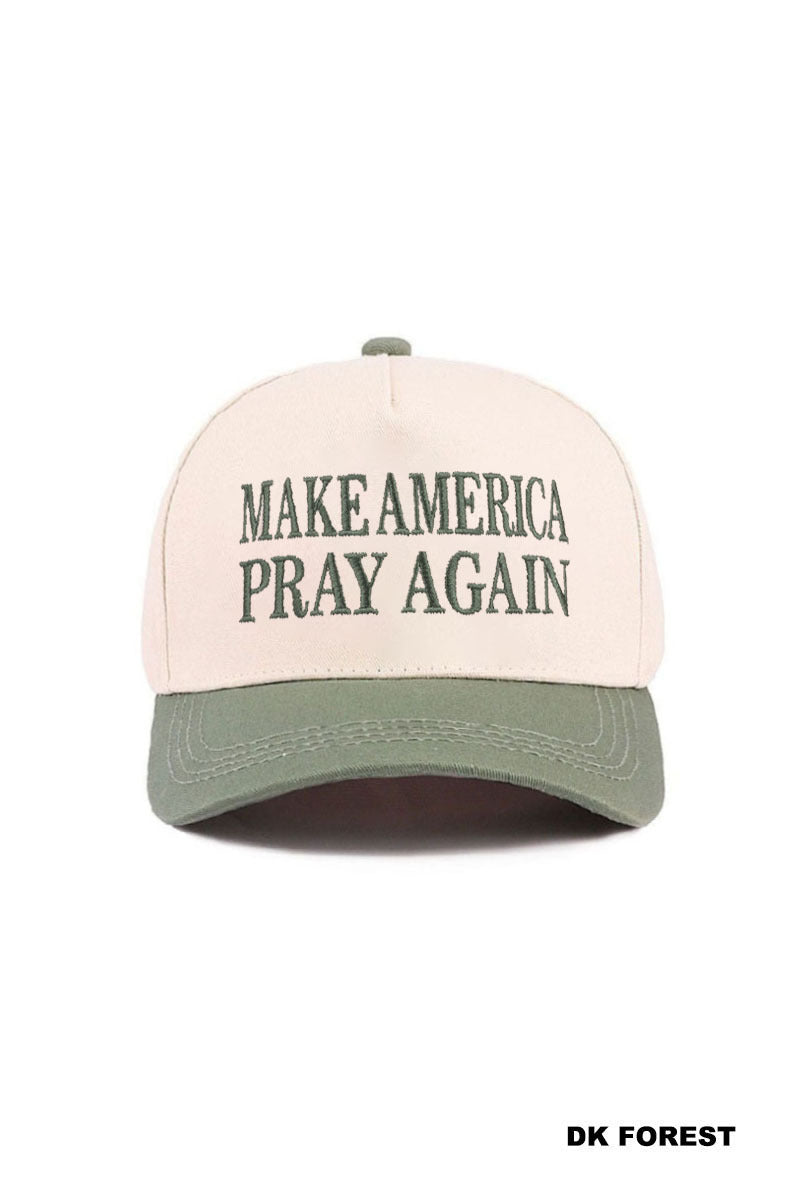 Make America pray again hat